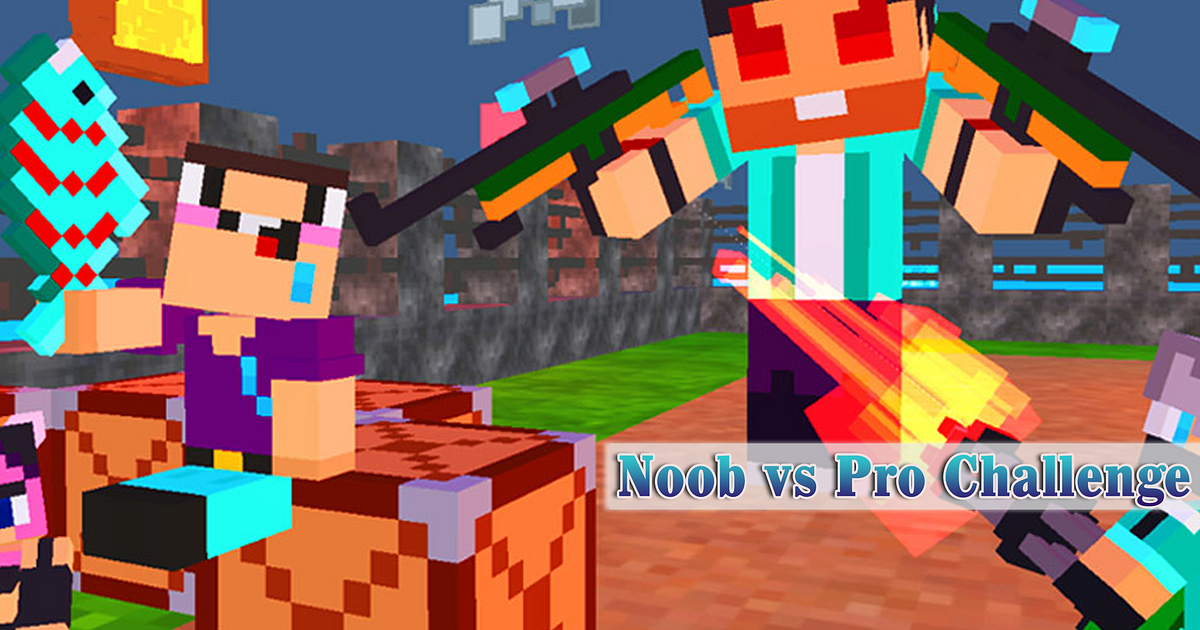 Noob Vs Pro Challenge Online Game Play For Free Keygames