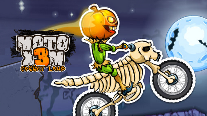 Moto X3M Spooky Land Gameplay - Bio2oons - Ep 1 