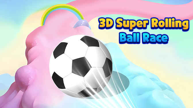 3D Super Rolling Ball Race