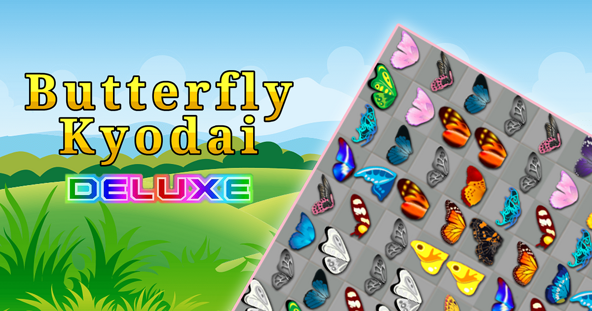 Butterfly Kyodai Deluxe - Jogos de Raciocínio - 1001 Jogos