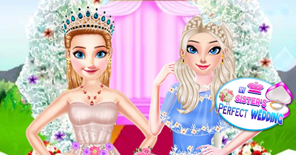 barbie and sisters wedding dress up games