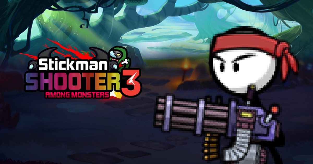 Stickman Shooter 3 Among Monsters