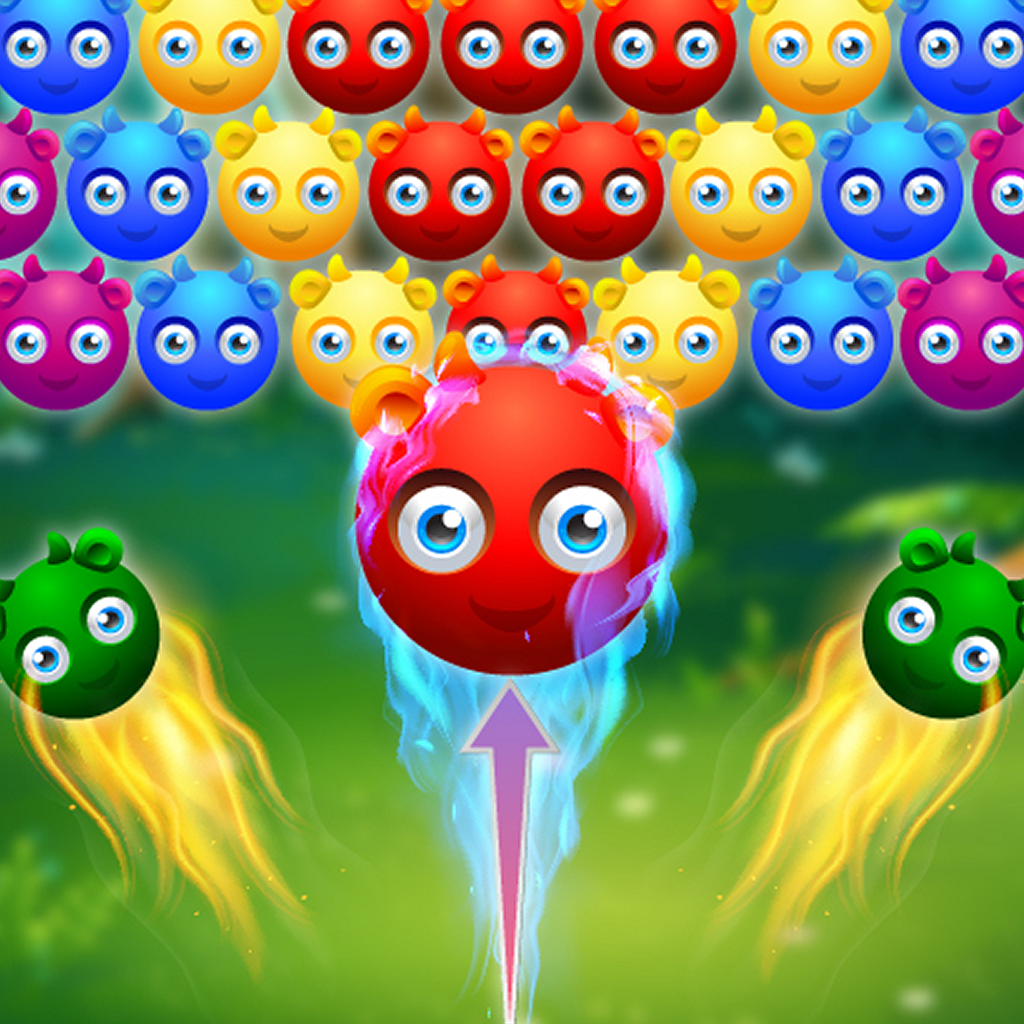 Cute Monster Bubble Shooter - Jogo Gratuito Online