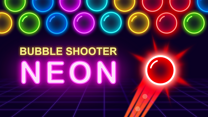 Bubble Shooter Neon