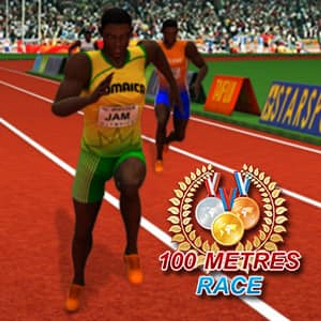 100 Meter Race  Jogue Agora Online Gratuitamente - Y8.com