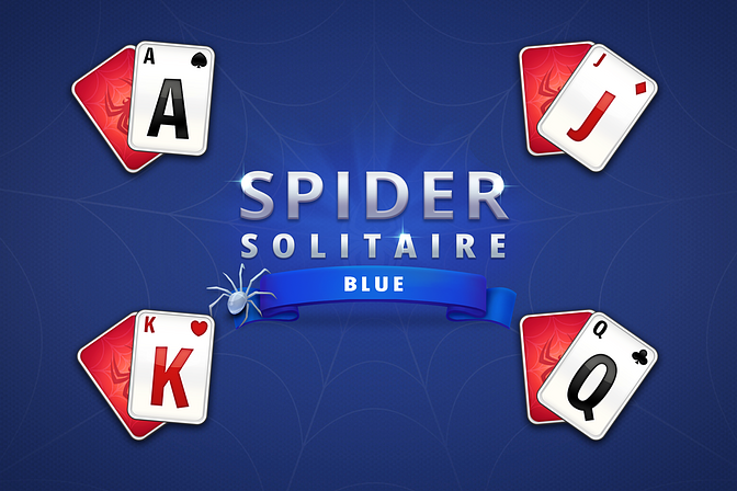 Spider Solitaire Blue - Online Game - Play for Free