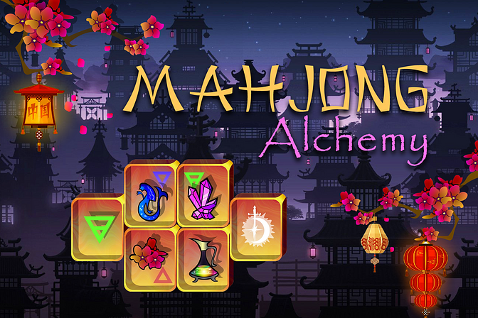 Game Mahjong Alchemy online. Play for free