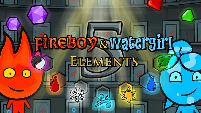 Fogo e Água 1. (Fireboy & Watergirl in The Forest Temple) 