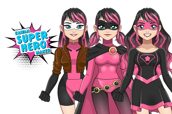 Kawaii Superhero Avatar Maker - Online Game - Play for Free