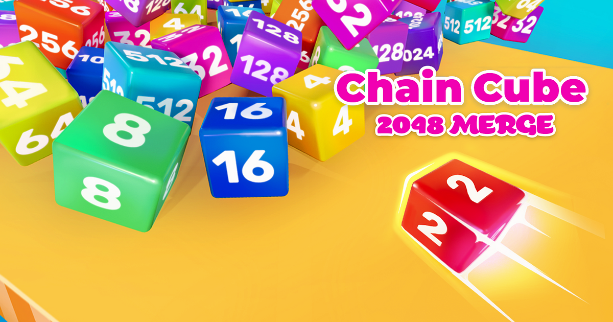 Jogo Chain Cube: 2048 Merge no Jogos 360