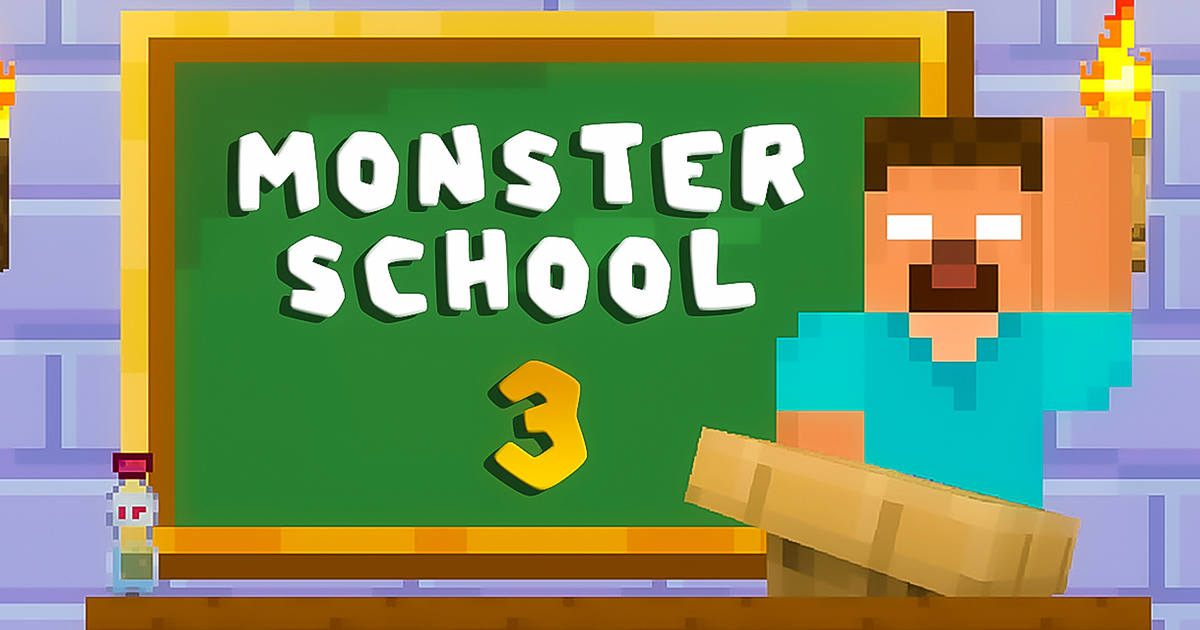 Monster School Challenge 3 - Online Game - Play for Free | Keygames.com
