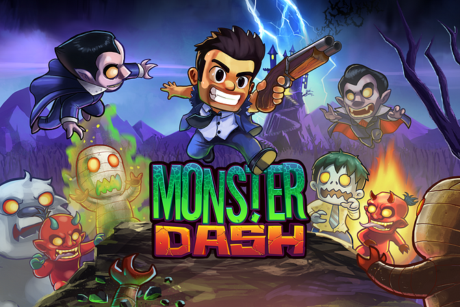 Monster Dash Online - Online Game - Play for Free | Keygames.com