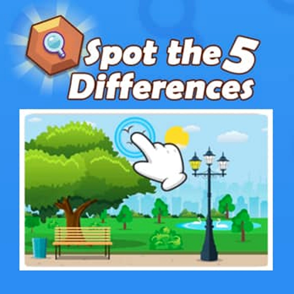 Find The Difference ‼️Spot 5 Differences 