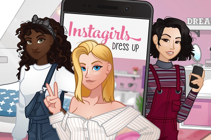 Meninas Insta Dress Up - Jogo Gratuito Online