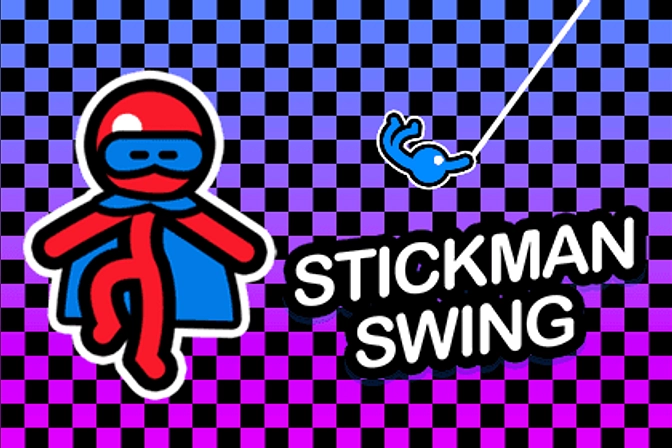 Stickman Swing, Ajude o Stickman a balançar com cordas  By Jogos123