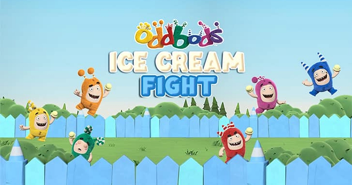 Oddbods Ice Cream Fight - Jogo Gratuito Online
