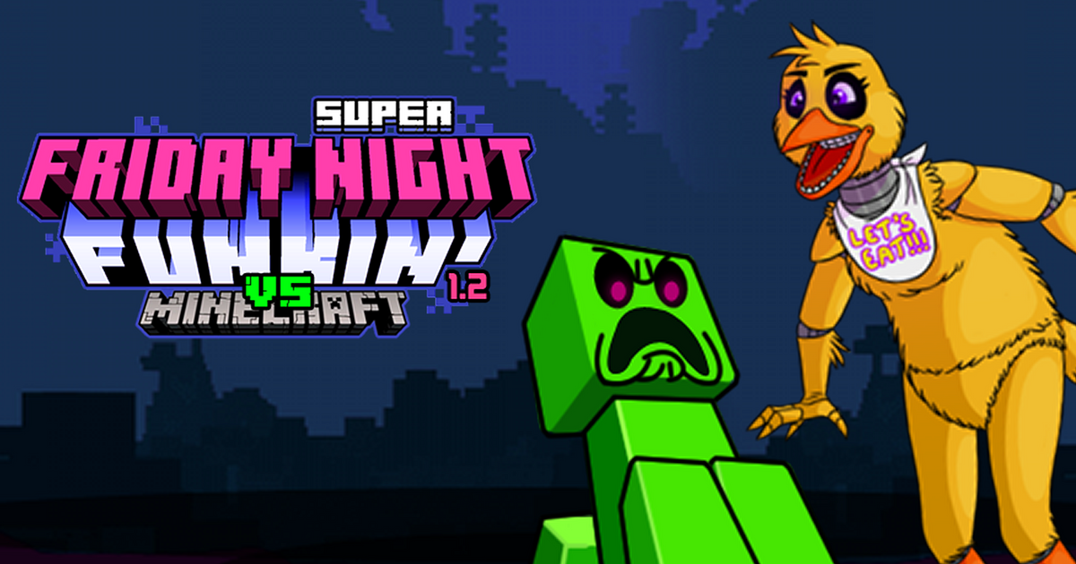 Super Friday Night Funki vs Minecraft - Jogo Gratuito Online