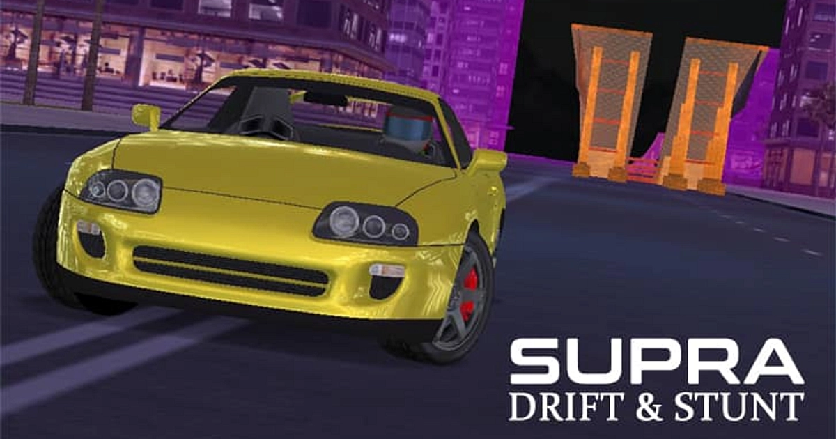 Play Supra Drift & Stunt Game,Cool New Free Roam Driving Game