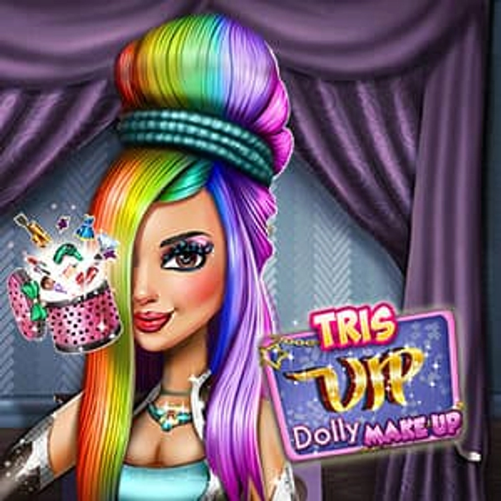 Maquiagem Tris VIP Dolly 👗 Jogue Grátis Maquiagem Tris VIP Dolly - Prinxy