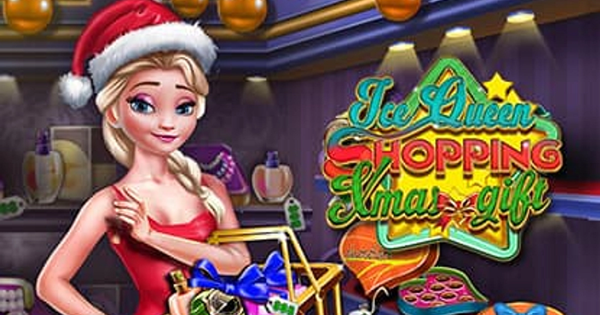 Ice Queen Shopping Xmas Gift - Online Game - Play for Free