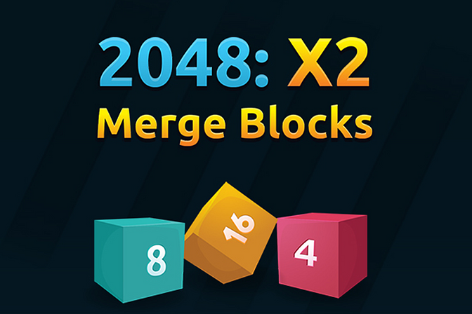 2048 X2 Merge Blocks - Puzzle Games 