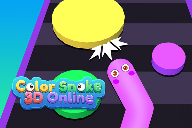 Color Snake 3D Online - Jogo Gratuito Online