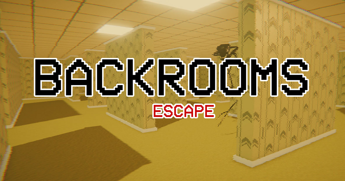 escape the backrooms Minecraft Map