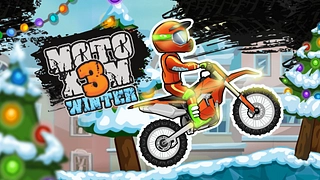 playing MOTO X3M winter again 