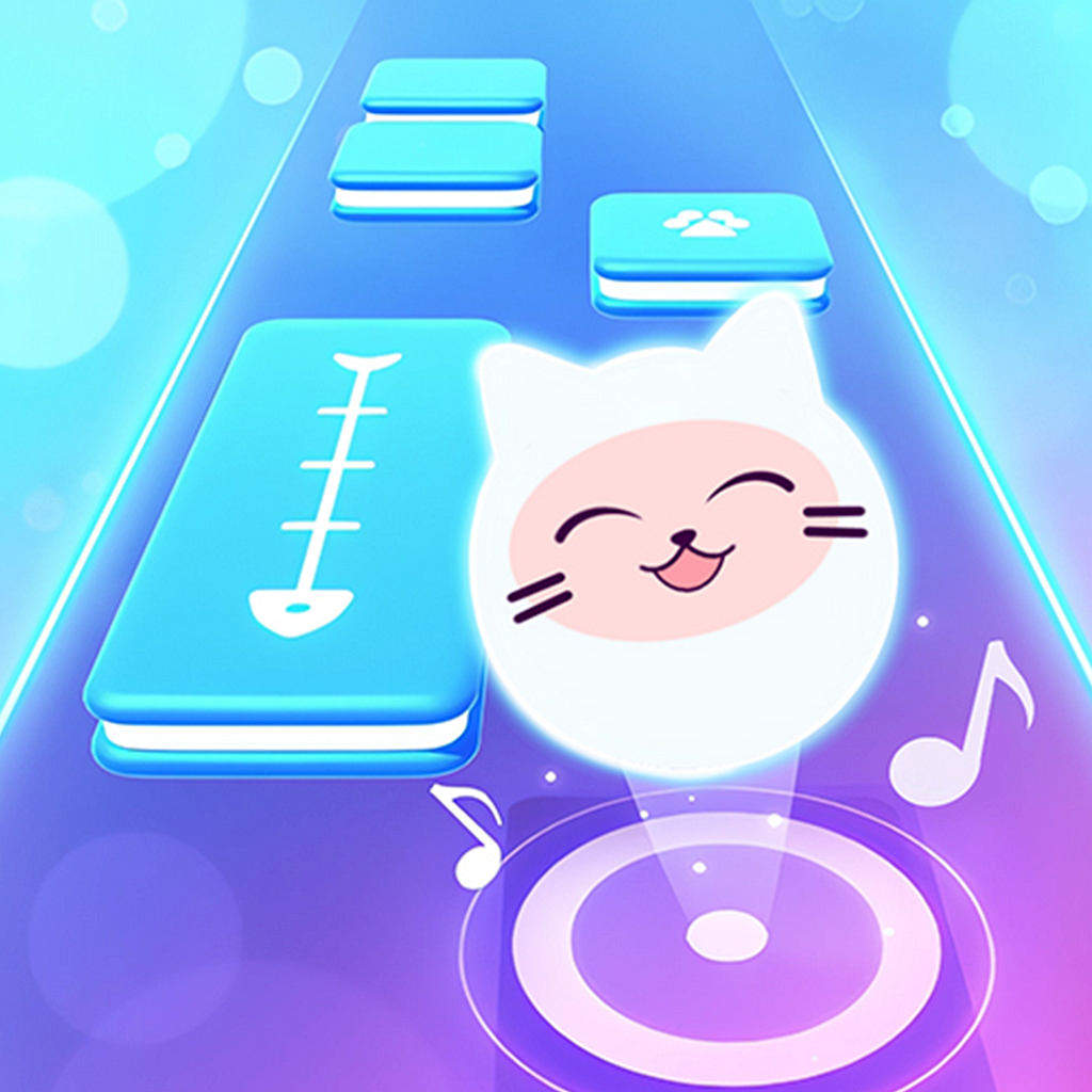 Music Cat! Piano Tiles 3D - Online Game - Play for Free | Keygames.com