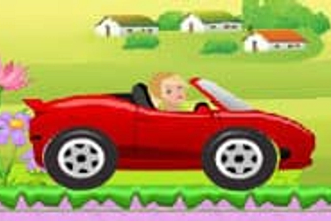 Barbie car game barbie best sale car game