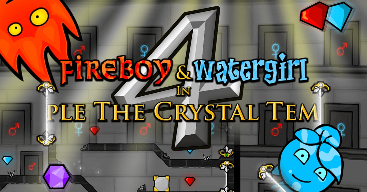 Fireboy & Watergirl 4 In The Crystal Temple — Jogue online
